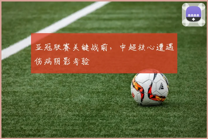 亚冠联赛关键战前,中超核心遭遇伤病阴影考验 - 搜狐体育推荐